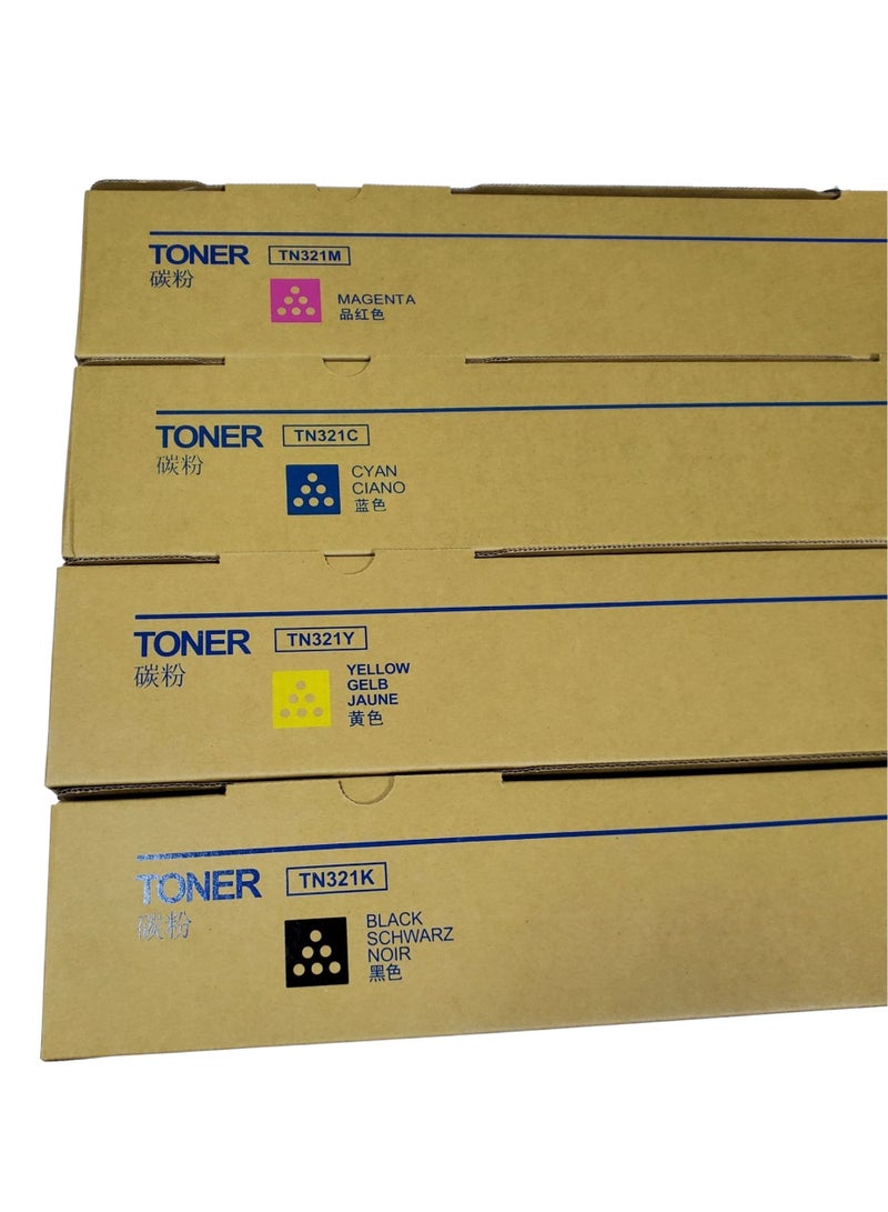 Z-Black Compatible Toner Cartridge for Konica Minolta BIZHUB C224e C284e C364e C224 C284 C364 ( All 4 Pieces Complete Set ) - Image 2