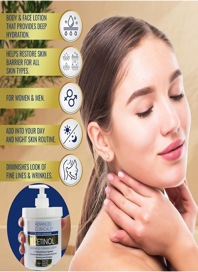 Advanced Clinicals - Original Retinol Advanced Firming Cream 454 grams - Image 1