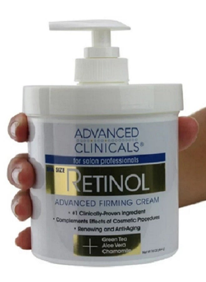 Advanced Clinicals - Original Retinol Advanced Firming Cream 454 grams - Image 1