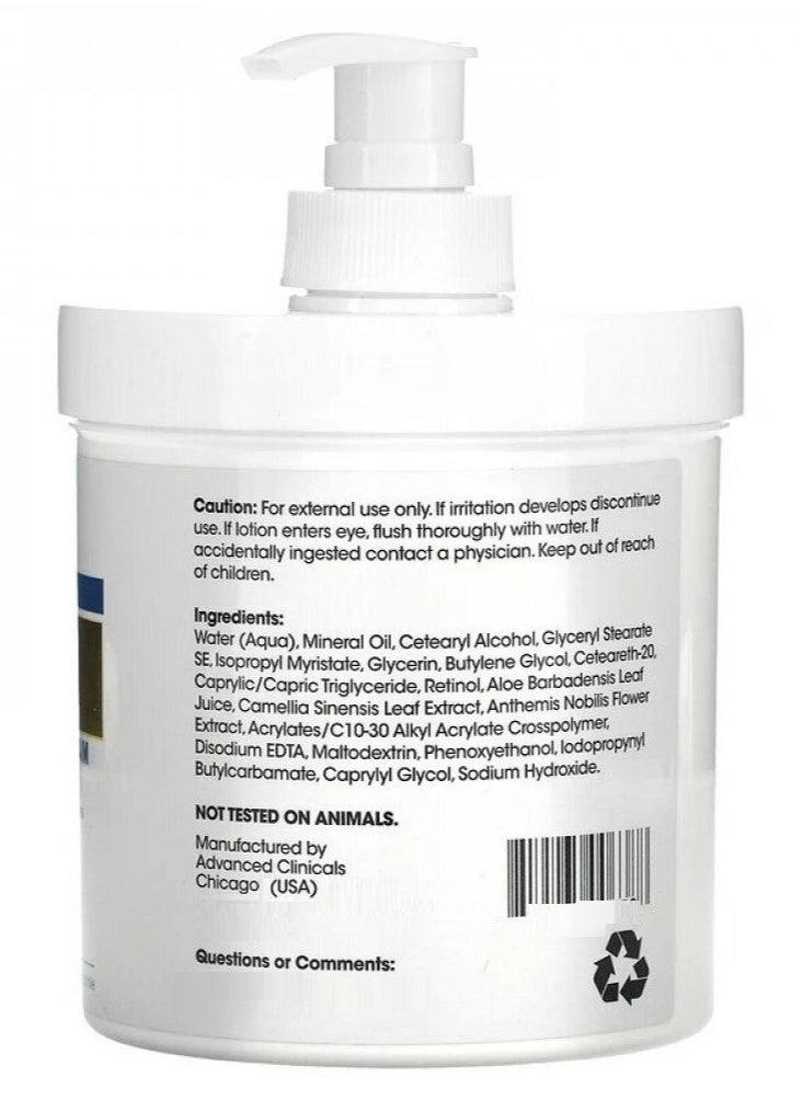 Advanced Clinicals - Original Retinol Advanced Firming Cream 454 grams - Image 1