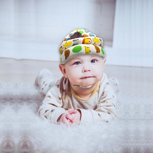REFLYAWAY Baby Head Protector Baby Helmet for Crawling Walking, No Bumps Safety Head Adjustable Protective Cap for Walking, Playing (Animals) - Image 5