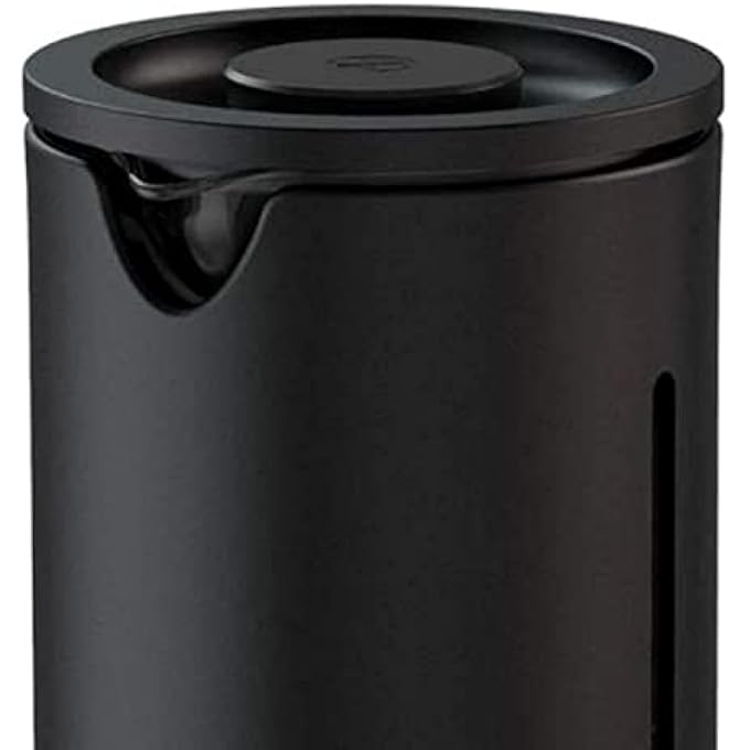 TIMEMORE Portable French Press Coffee  Tea Maker 450Ml Glass Pot With Stainless Steel Filter And Plunger  TravelFriendly Durable French Press For Coffee And Tea Black Color - Image 2