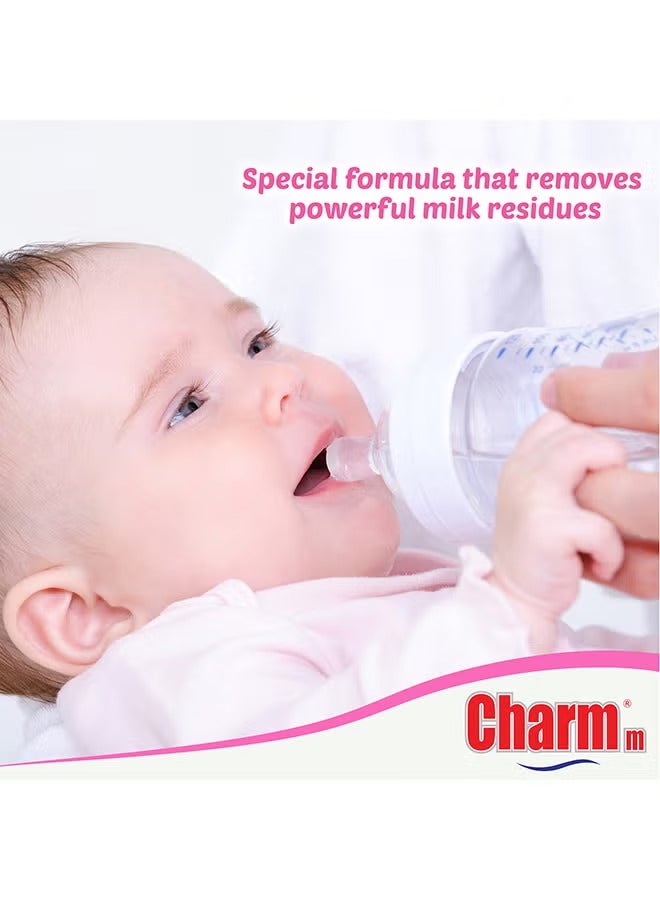CHARMM Baby Bottle Cleanser Ideal For Cleaning Baby Bottles 100% Recycled Eco-Friendly Dermatologically Tested 3x1L - Image 2