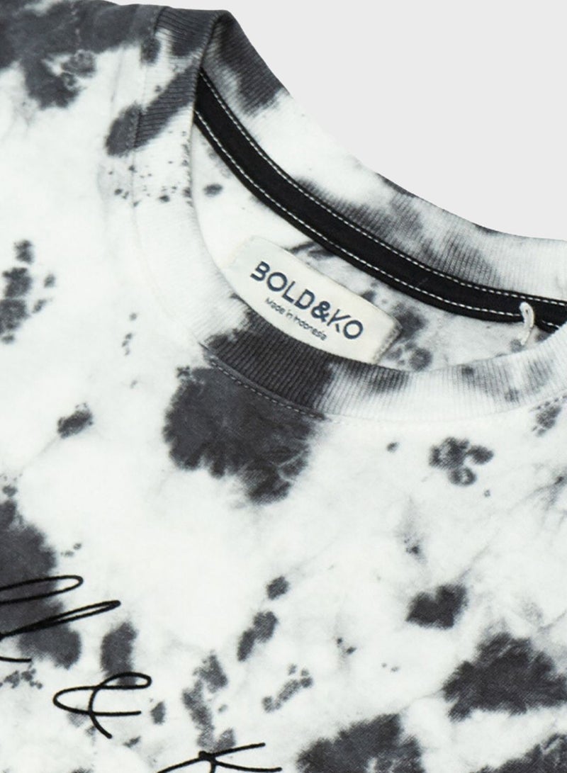 BOLD&KO Kids Tie Dye T-Shirt - Image 3