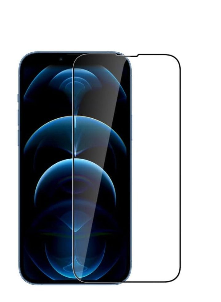 Nillkin 2-in-1 HD Full Screen Tempered Glass Screen Protector 0.33 mm Camera Protective Film For iPhone 14 6.1 Inch 2022 - Black - Image 1