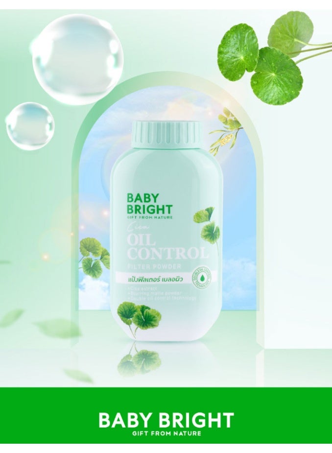 Baby Bright Cica Oil Control Filter Powder 50g | Oil-Free Smooth Skin & Pore Blurring Powder - Image 3