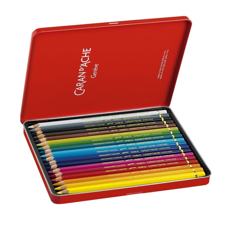 Caran D'ache Pablo Color Pencils Set Of 18 (666.318) - Image 5