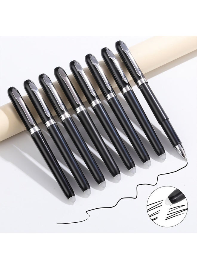 RIANCY 9PCS Erasable Gel Pen Set – 0.5mm Fine Tip, Black Ink, Smooth Writing & Clean Erasing with Cap, Ideal for School & Office  - Image 5