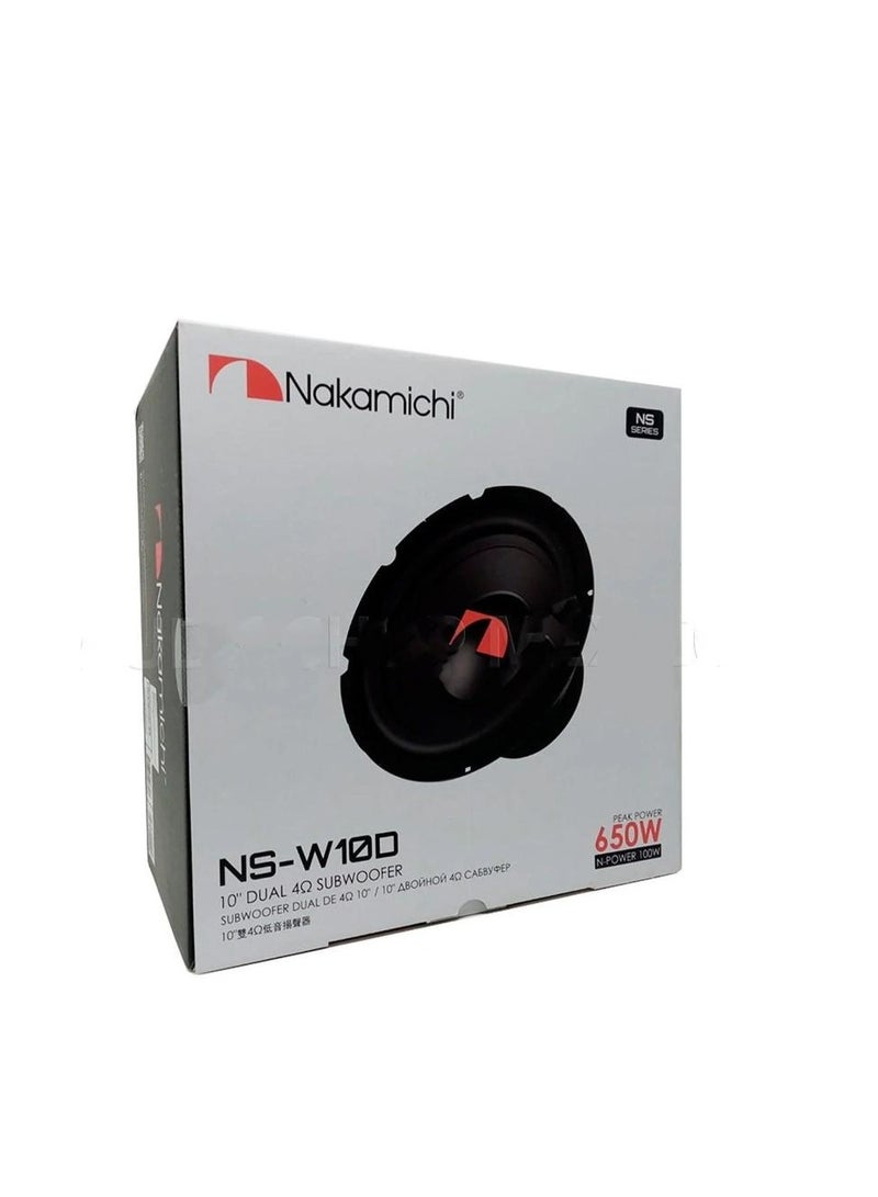 Nakamichi Subwoofer, 10 Inches, 4 Ohms, 650 Watts - Image 2