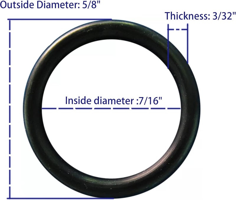 HAKATOP O-Ring Replacement for GI Joe 3-3/4" Action Figure Waist Band - Pack of 50 pcs - Image 2