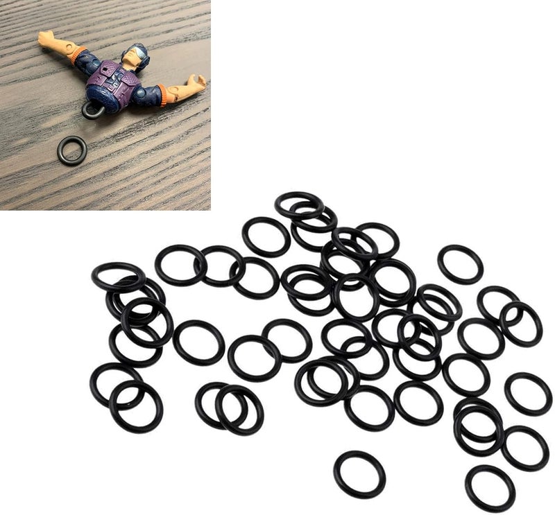HAKATOP O-Ring Replacement for GI Joe 3-3/4" Action Figure Waist Band - Pack of 50 pcs - Image 3