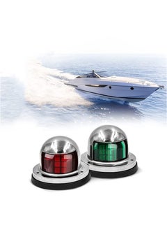Excefore Navigation Lights Deck Mount New Marine Sailing Lights for Bow Side Port Starboard Pontoons Chandlery Boat Yacht Skeeter DC 12V Easy to Install Good Lighting  - Image 1