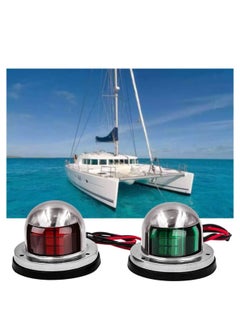 Excefore Navigation Lights Deck Mount New Marine Sailing Lights for Bow Side Port Starboard Pontoons Chandlery Boat Yacht Skeeter DC 12V Easy to Install Good Lighting  - Image 3