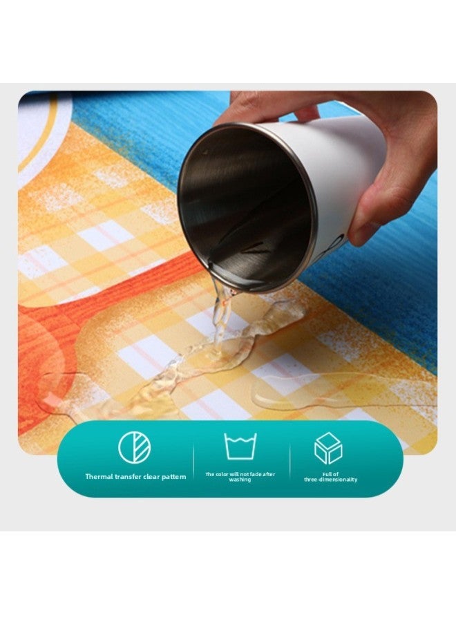 Baokemeng PTCG One Piece Card Pad Card Pad Game King Digital Baby Battle Pad DIY Single Double-Color:3mm-Pattern:600X600 - Image 3