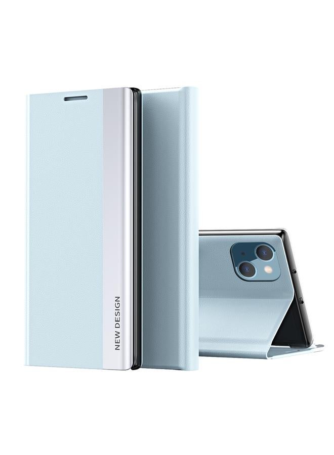 اس-توب جراب لهاتف iPhone 15 Plus مصنوع من الجلد الممتص للكهرباء من الجانب - Image 1