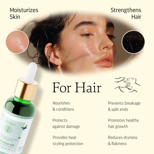 Indulgeo Essentials Cold Pressed Grapeseed Oil For Skin Tightening, Acne & Hair Growth| Ideal for Men & Women- 30ml - Image 4