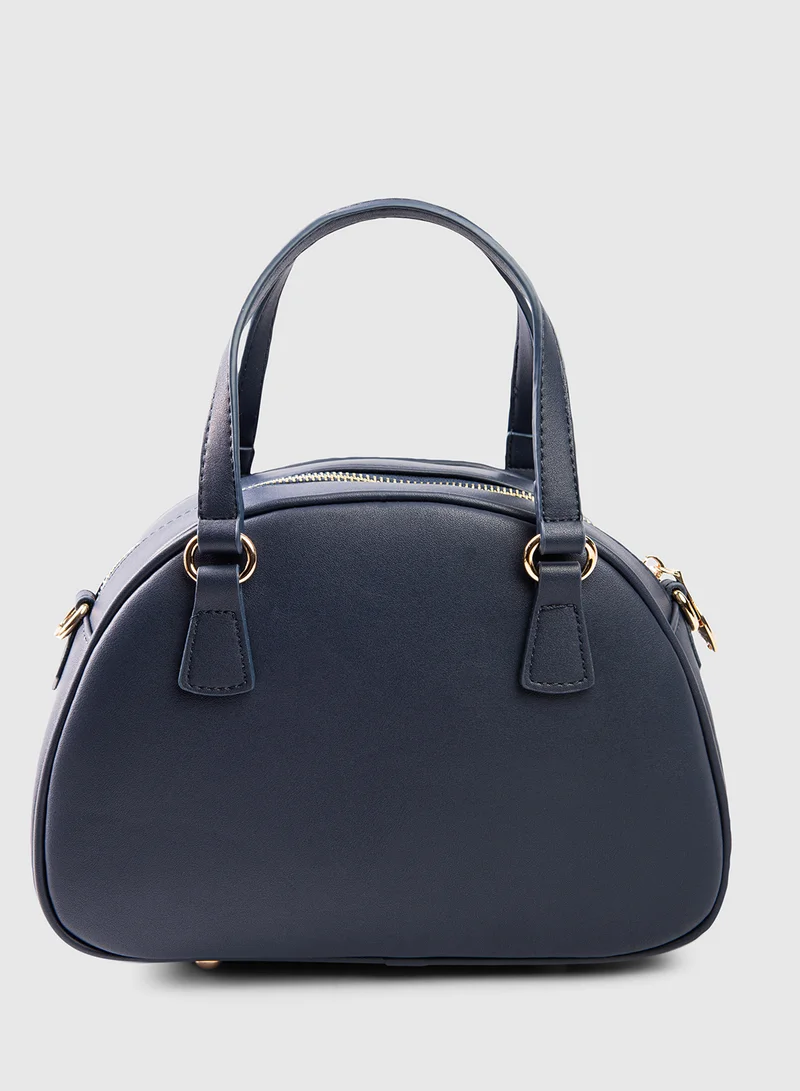 BEVERLY HILLS POLO CLUB Logo Detail Satchel Bag