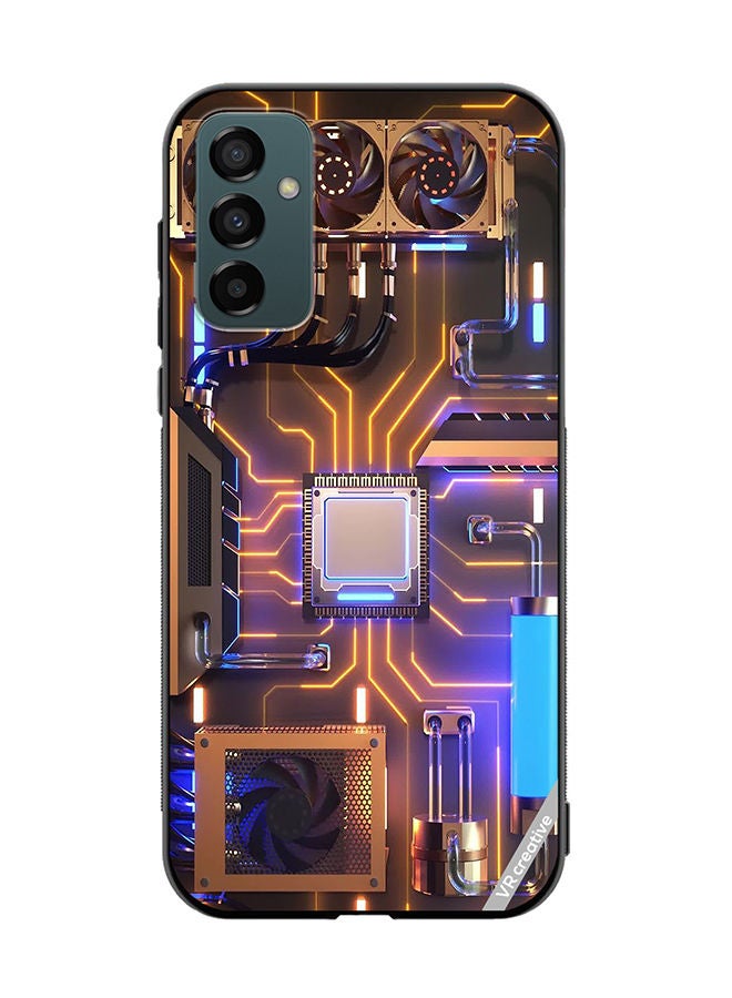 VR CREATIVE Protective Case Cover For Samsung Galaxy F23 Server Design Multicolour - Image 1