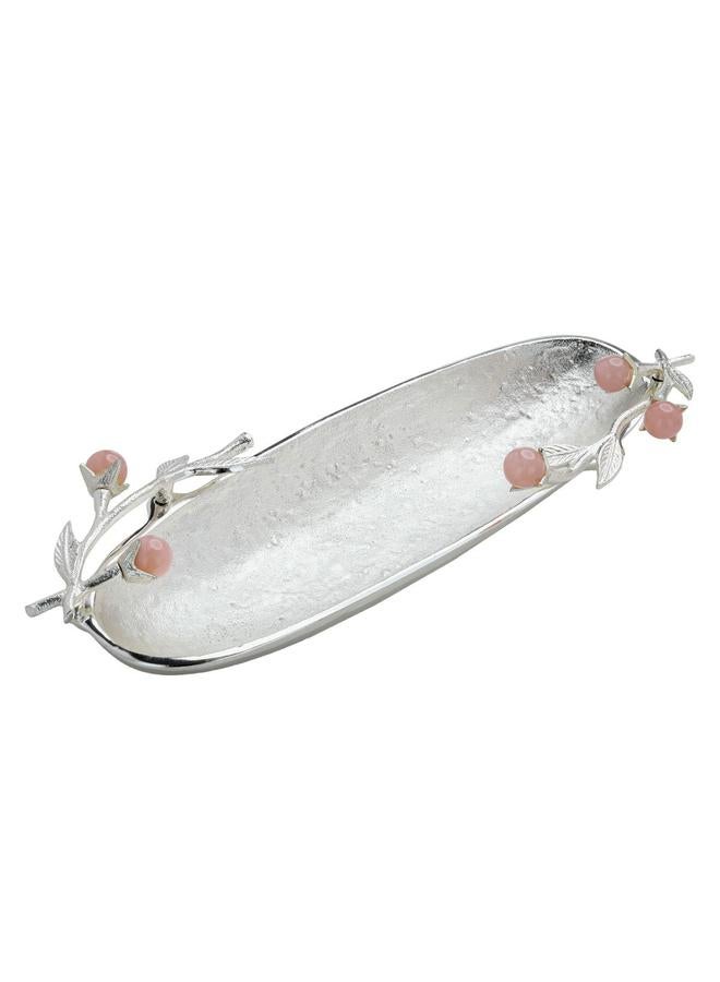 السيف  طبق تقديم من الفولاذ 40X13X4 سم فضي - Image 2