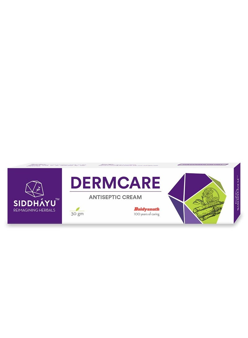 SIDDHAYU Dermcare Antiseptic Cream For Wounds & Burns 30g - Image 2