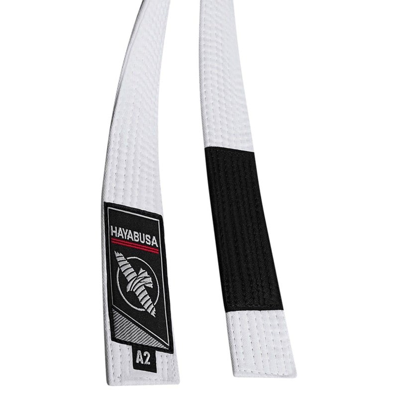 Hayabusa Hayabusa 2.0 Adult BJJ Belt - Premium Quality, IBJJF Compliant, Reinforced Double Stitching - White, A4  - Image 4
