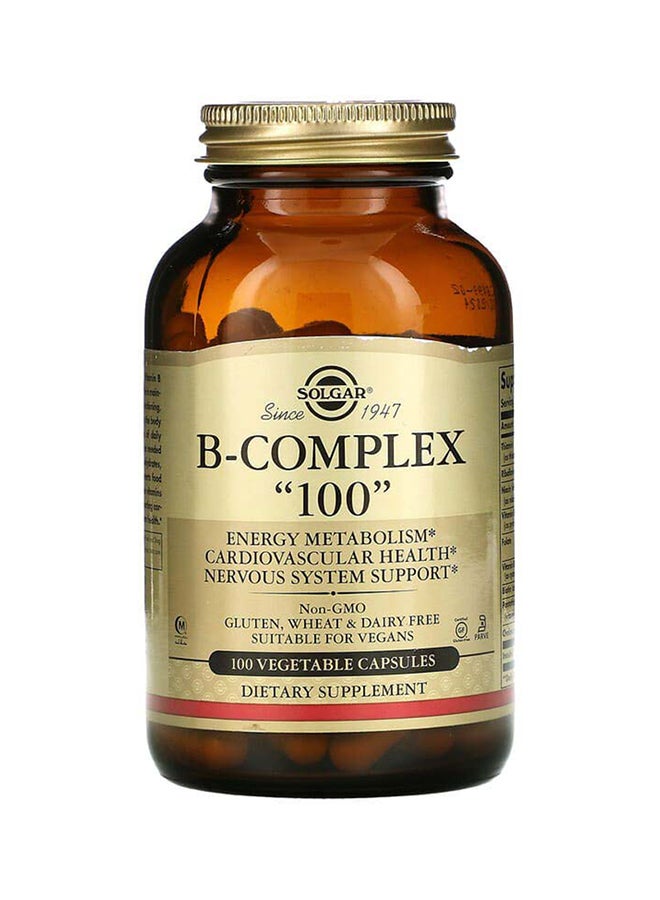 Solgar B-Complex 100 - 100 Capsules - Image 1