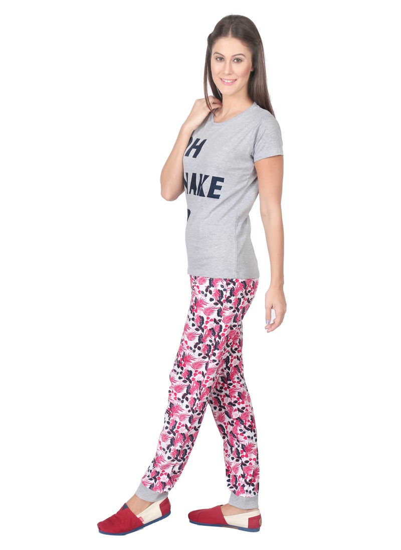 Soko Mesh - Oh Wake Up Sleepwear Set For Women, Grey - Image 1