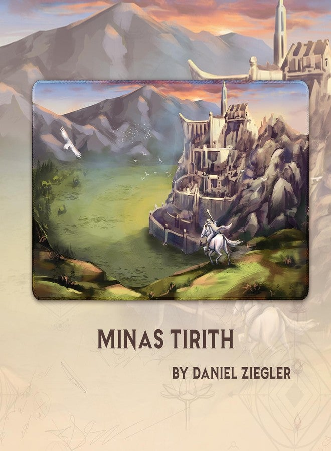 Paramint Minas Tirith (Stitched) - MTG Playmat - Compatible with Magic The Gathering Playmat - Original Play Mat Art Designs & Accessories - Image 3