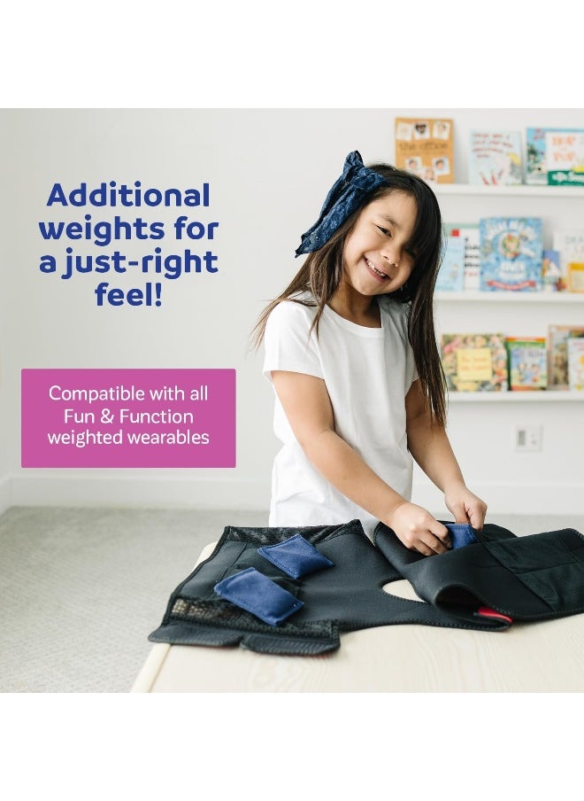 Fun and Function - Fun and Function - Vest Weights - Compatible with All Fun & Function Adjustable Weighted Vests for Kids & Adults with Special Needs - Includes 5 Weights, ½ Pound Each - Image 1