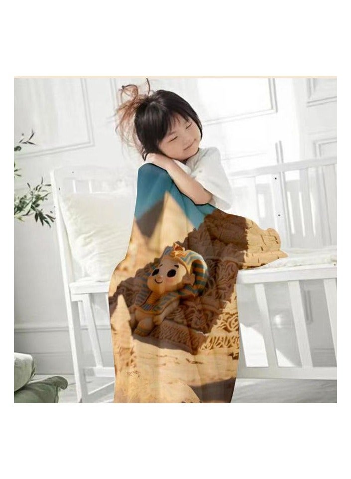 general Flannel thin blanket (warm and comfortable, suitable for sleep, gaming, dust removal and sandproof) 150cm*200cm - 665 - Image 3