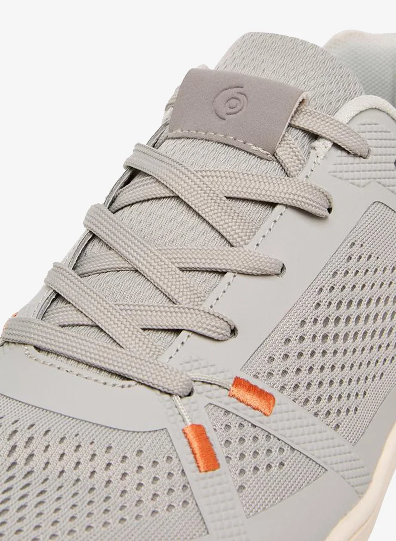 Le Confort GREY Men Lace-Up Ankle Sneakers for Men | Best Price UAE