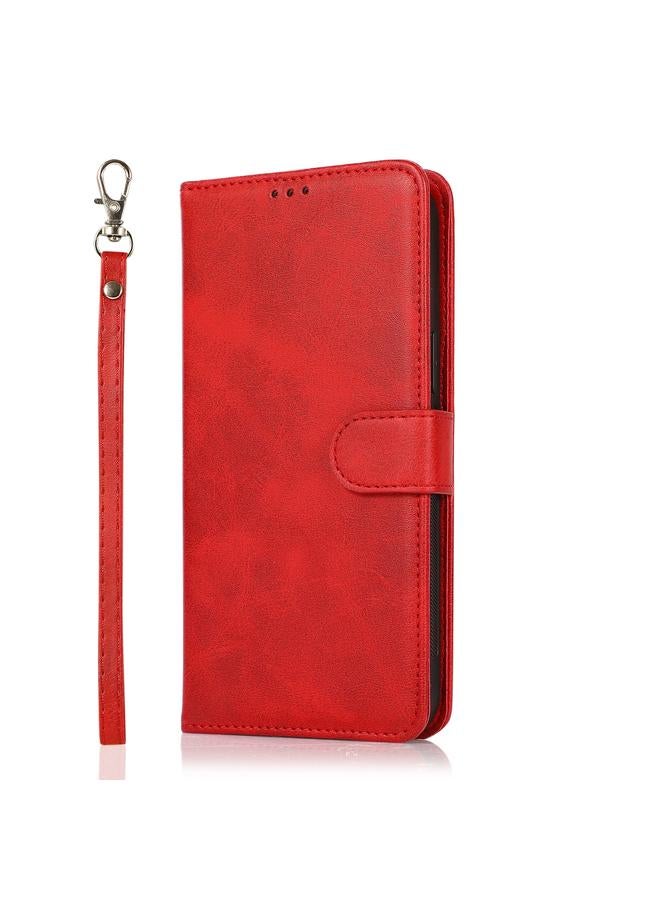 S-TOP Case For iPhone 13 Pro Max Calf Texture 2 in 1 Detachable Magnetic Back Cover Horizontal Flip Leather Case with Holder & Card Slots & Wallet & Photo Frame - Image 2