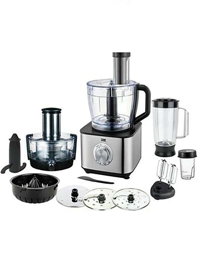 XPER محضرة طعام، 1100 واط، 3.2 لترات - متعددة الوظائف، فضي | XPFP-900S - Image 2