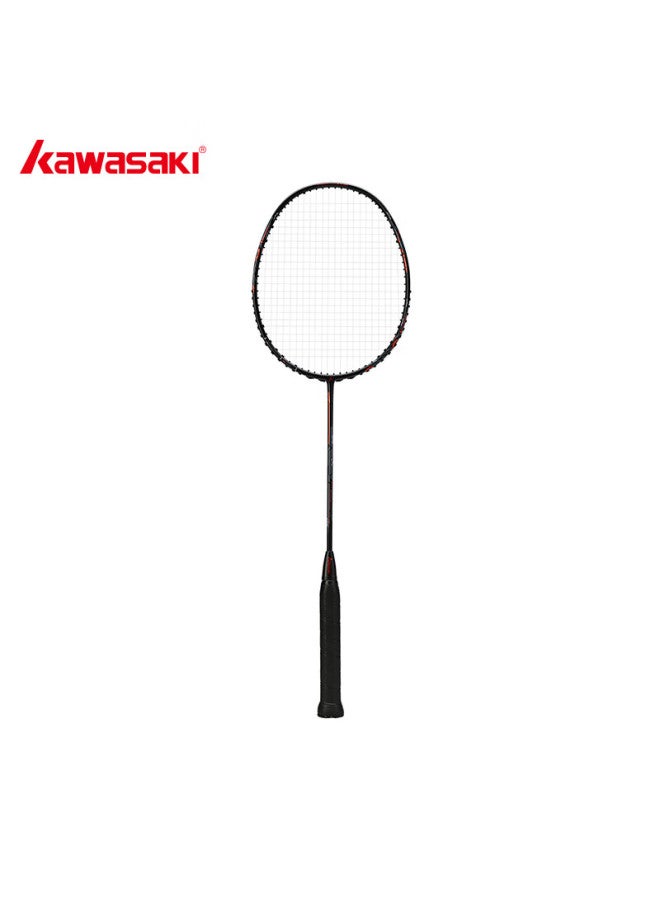 Kawasaki Badminton Racket, Gung-jin Black Knight Z650, Full Carbon Fiber, Ultra-light And Durable, Suitable For Men And Women, Advanced Offensive Type, 5u Double Racket