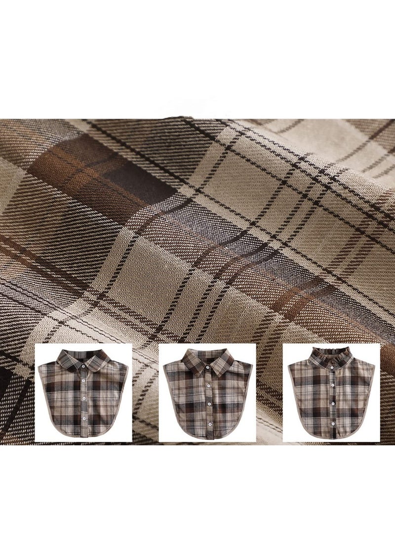 Zikra Womens Half-Shirt Dickey Collar, Detachable Fake Collars for Dresses Blouse Sweater - Image 4