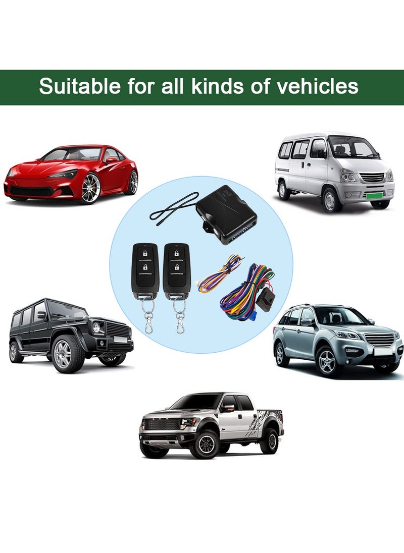 3XR - 3XR Car Keyless Entry System Advanced Remote Control Security with Dual Key Fobs, Central Locking, and Wiring Kit 5926 - Image 1