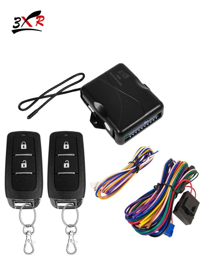 3XR - 3XR Car Keyless Entry System Advanced Remote Control Security with Dual Key Fobs, Central Locking, and Wiring Kit 5926 - Image 1