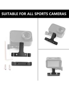 SYOSI Camera Bike Saddle, Sports Camera Accessories for GoPro Hero 10/ 9/ 8/ 7/ 6/ 5s/ 5/ 4s/ 4/ 3+, Campark, AKASO, DJI, OSMO, and Most Sports Cameras with Bike Seat Rail Mount Aluminum Clip  - Image 3