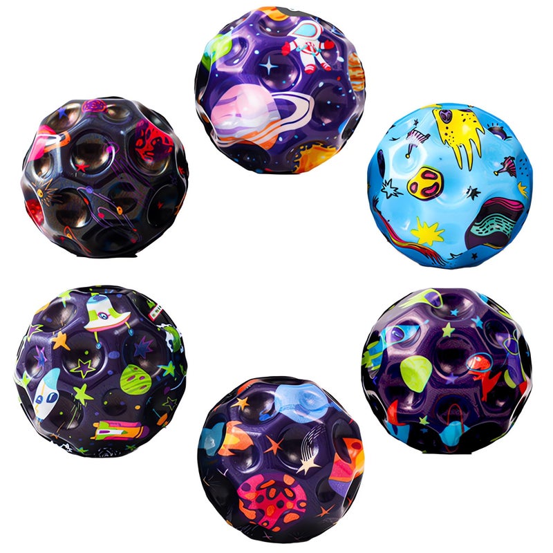 Tendry Extreme High Bouncing Ball for Kids of All Ages Improve HandEye Coordination Easy to Grip and Catch by Athletes as a Sport Training Toy Space 6 PCS - Image 2