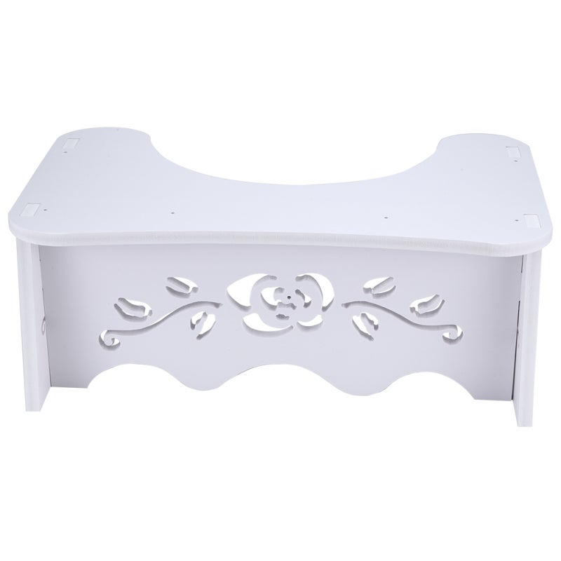 Toilet Stool 7 Inch MDF 35 Degree Angle - Hemorrhoid Prevention Constipation Relief Squatting Stool for Home Bathroom Kids and Adults - Image 4