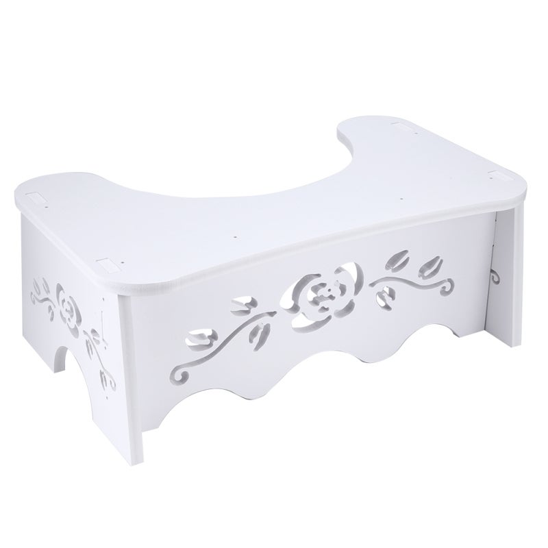 Toilet Stool 7 Inch MDF 35 Degree Angle - Hemorrhoid Prevention Constipation Relief Squatting Stool for Home Bathroom Kids and Adults - Image 3