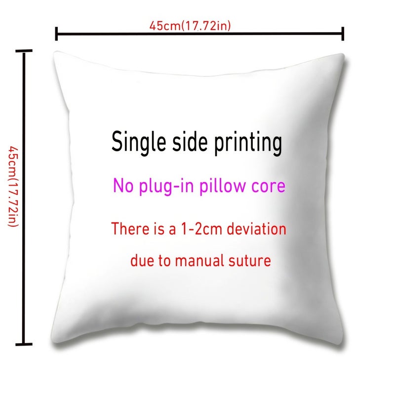 4pcs Watercolor Fruit Design Throw Pillow Covers 17.7 by 17.7 Inches for Sofa Bed Decorative Cushion Case - Image 3