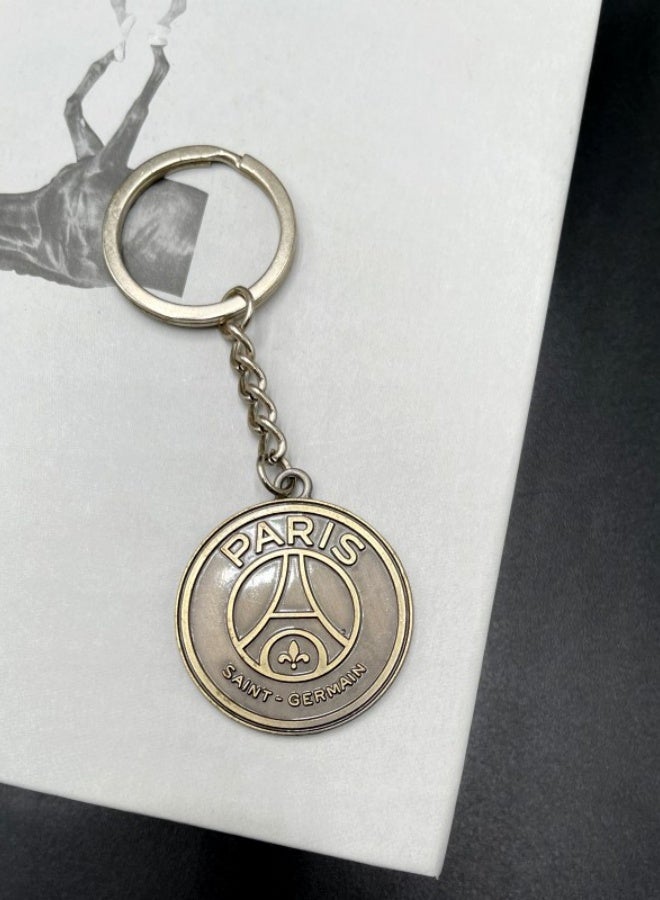 1 Piece Zinc Alloy Pendant Keychain, Football Club Pendant