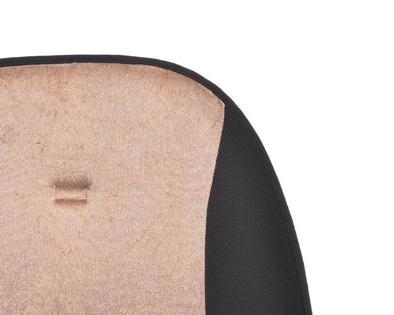 Generic ND319 Set Of 2 Pieces Of Car Seats Covers With Perfect Design, Premium And Long Lasting Material - Beige Black - Image 3