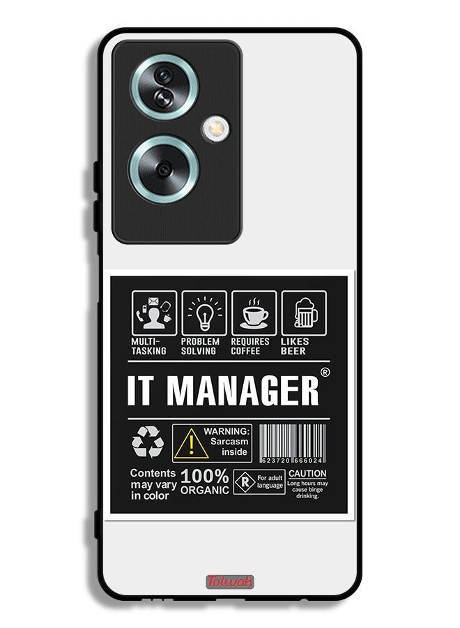 Tolwak Oppo A2 Protective Case Cover It Manager Sticker - Image 1