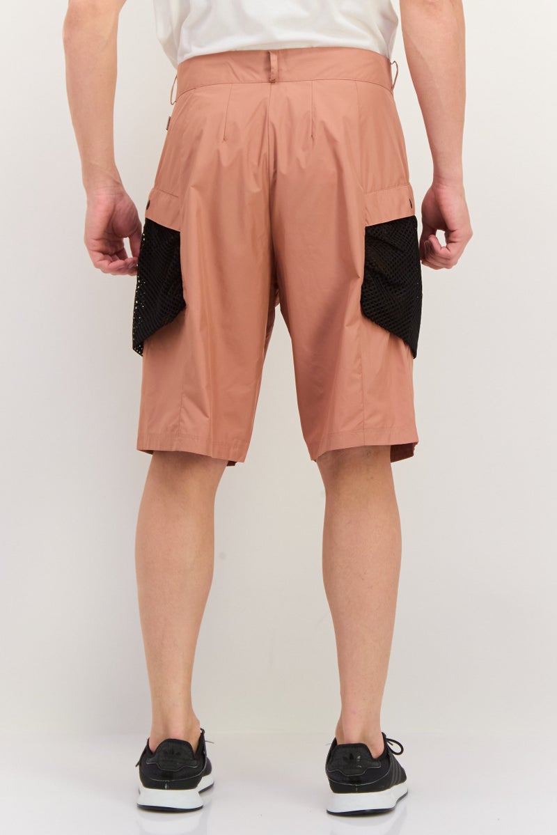 Adidas Men Sportswear Fit Training Shorts, Light Brown  - Image 3