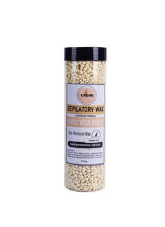 Joyeworld Hard wax beads, 400g wax beads for hair removal, hard wax for sensitive skin, for facial and full body hair removal at home, wax beads for women (cream)  - Image 1