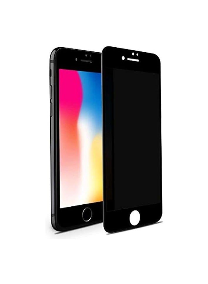 بروماس واقي شاشة الخصوصية لهاتف iPhone SE 2020 / iPhone 8 / iPhone 7 من الزجاج المقسى، طبقة واقية مضادة للتجسس مع تغطية كاملة ثلاثية الأبعاد منحنية - Image 1