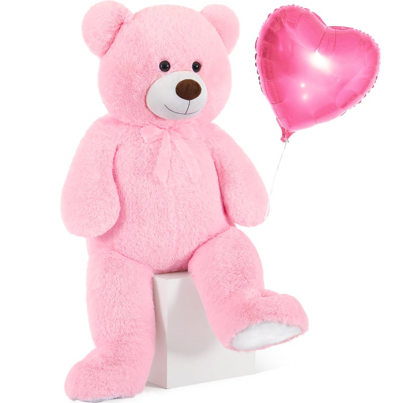 Toys Studio Big Pink Bear 36in Plush Giant Teddy Bear Stuffed Animal Cute Teddies for Girls Baby Shower Super Soft Cuddly Teddy Plush Toy for Girlfriend Women Valentines Day Gift - Image 2
