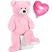 Toys Studio Big Pink Bear 36in Plush Giant Teddy Bear Stuffed Animal Cute Teddies for Girls Baby Shower Super Soft Cuddly Teddy Plush Toy for Girlfriend Women Valentines Day Gift - Image 4